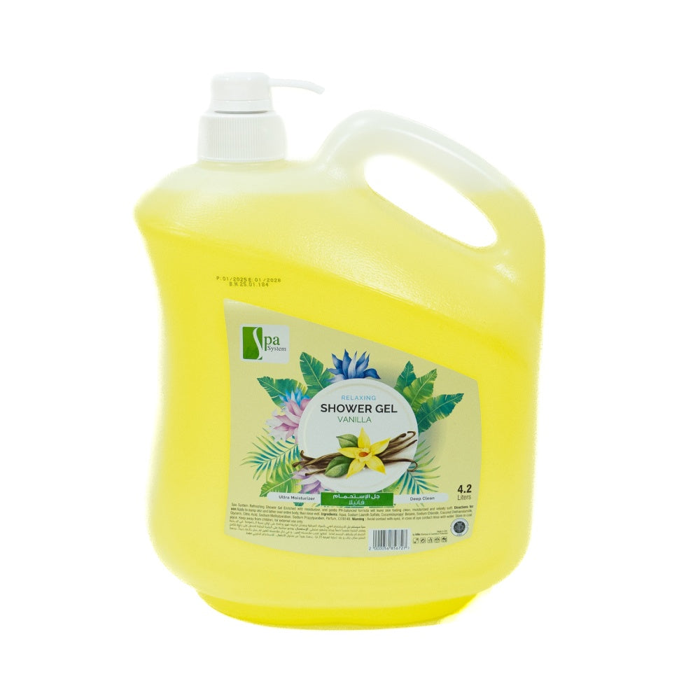 Spa System Shower Gel 4.20L With Vanilla