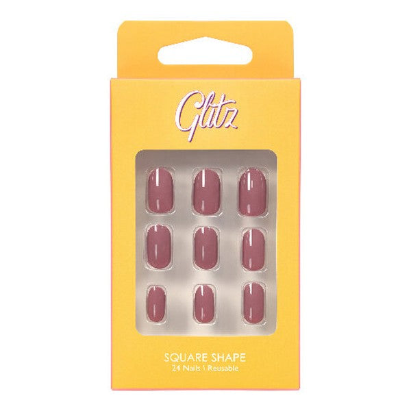 Glitz nails 16 oval shape silver