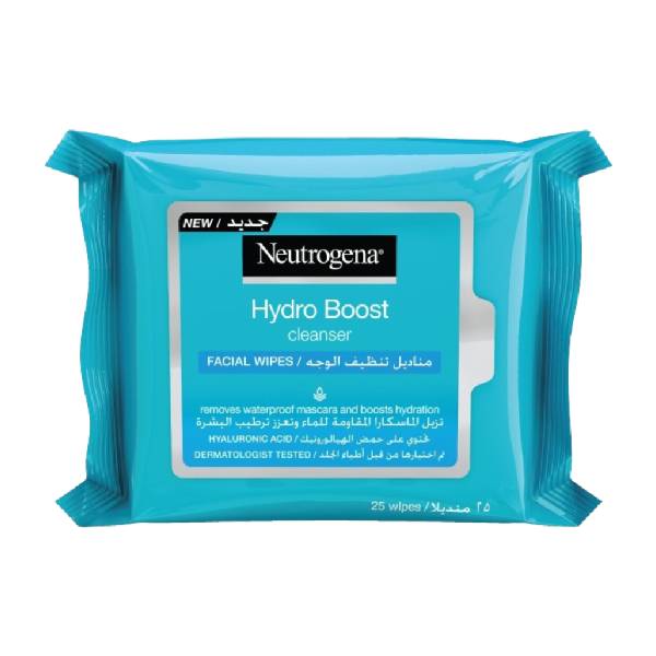 Neutrogena facia wipes 25wipes hydro boostl