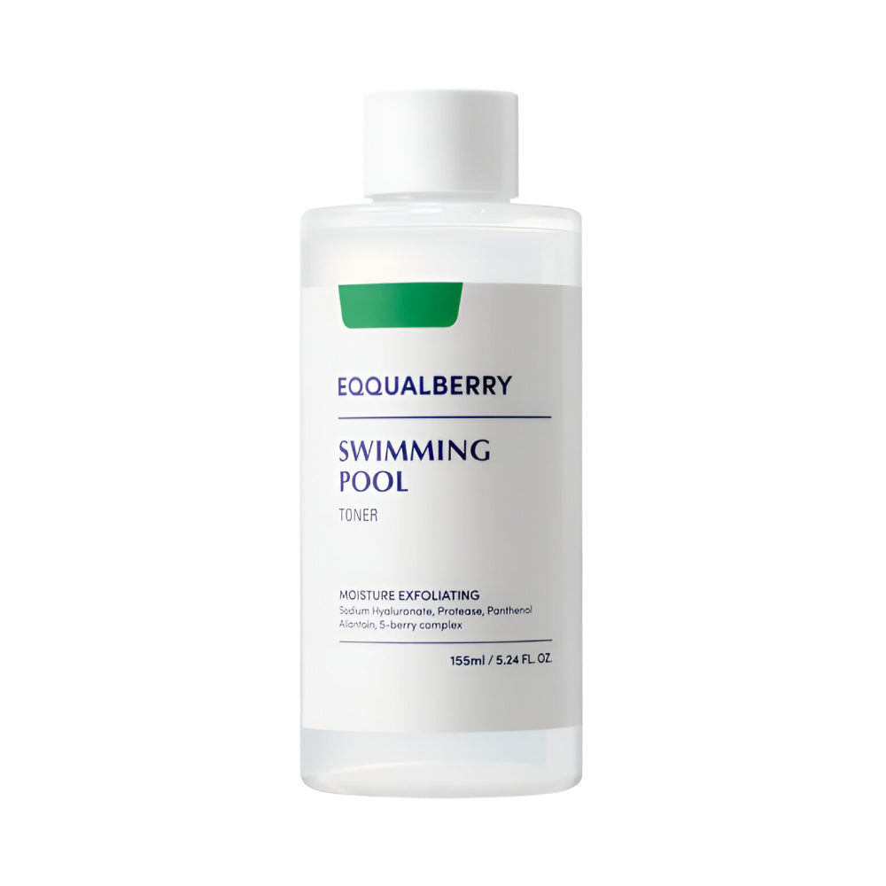 Eqqualberry face toner 155ml swimming pool gentle efoliator for sensitive skin