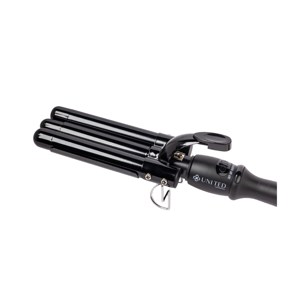 United hair curling iron 22mm professional un 978 cylindrical