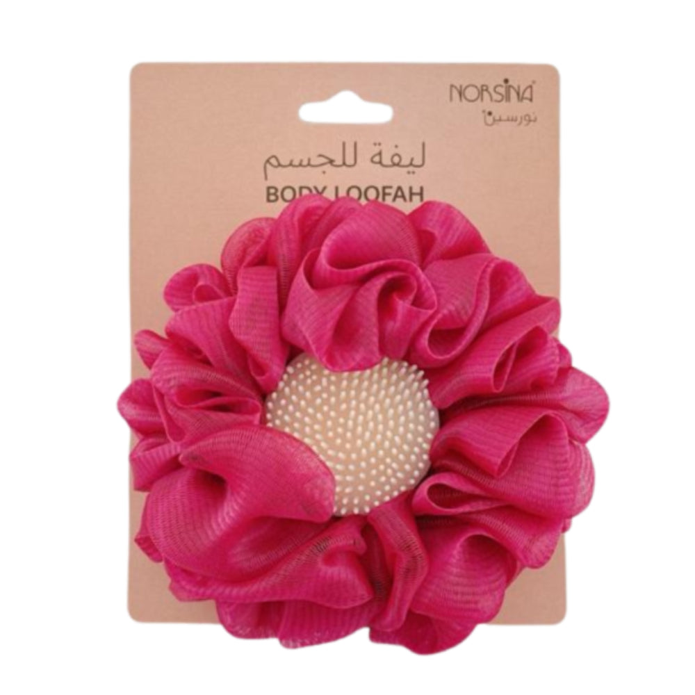 Norsina body lufa silicone rose shape