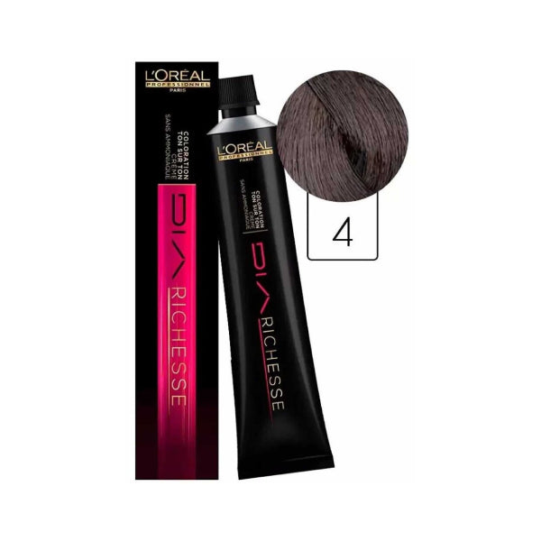 Loreal professionnel hair color 50ml dia light 4
