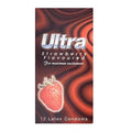 Ultra Condoms 12pc With Strawberry